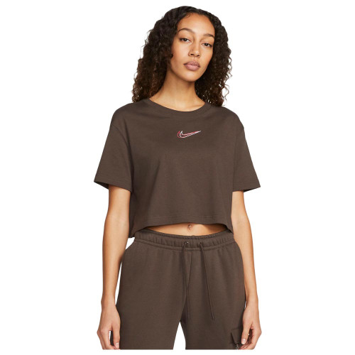Nike Γυναικεία κοντομάνικη μπλούζα crop